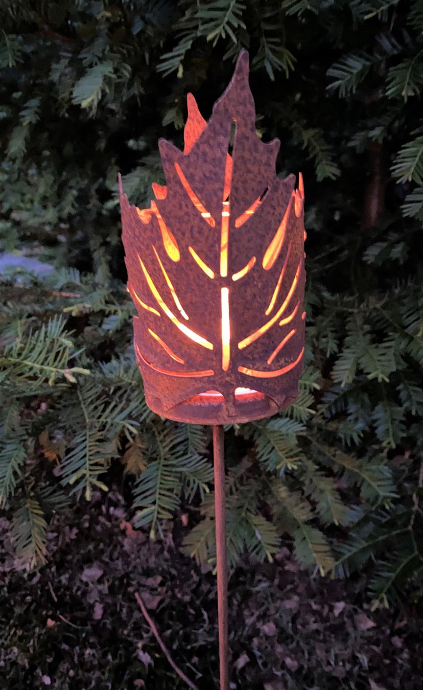 lykta lönn på stav